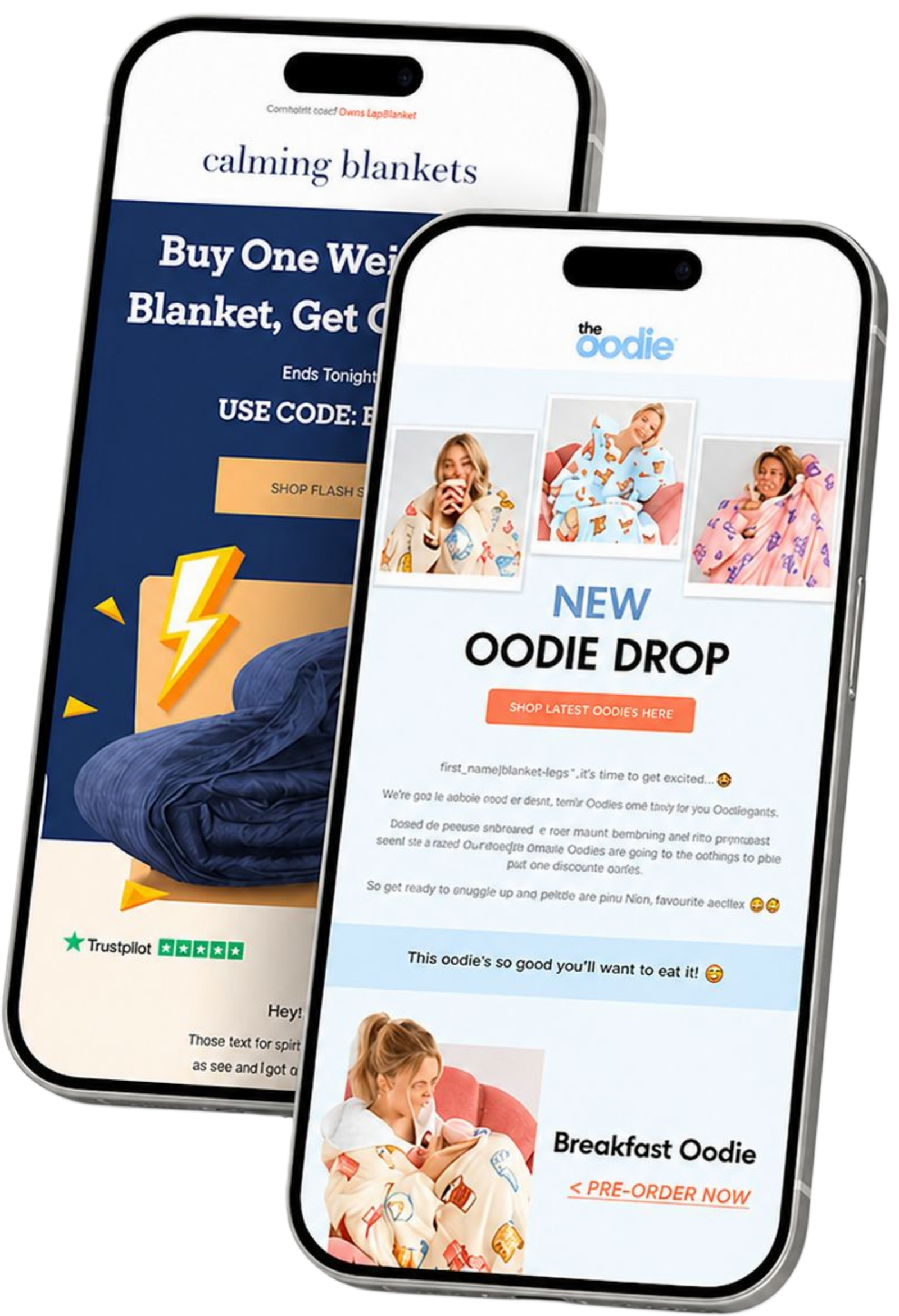 E-commerce Phone Mockups